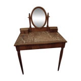 Wooden and marble dressing table