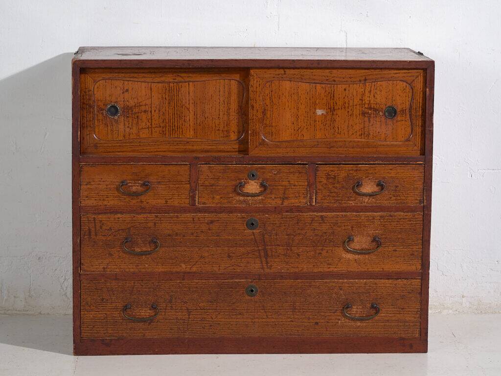 Antique Japanese commode – Taishō / Shōwa period (c. 1920-1970) #10