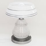 Lampe verre de clichy art déco