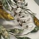 Large Florentine Tole Crystal Flushmount 1960’s