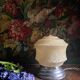 Art Deco lamp in yellow Clichy glass