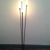 1950/50 vintage lamp post with four branches and opaline