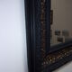 Mirror frame old 80x68 cm wood and stucco restyled black and gold