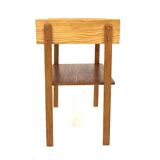 Scandinavian teak and oak bedside table, Sweden, 1960