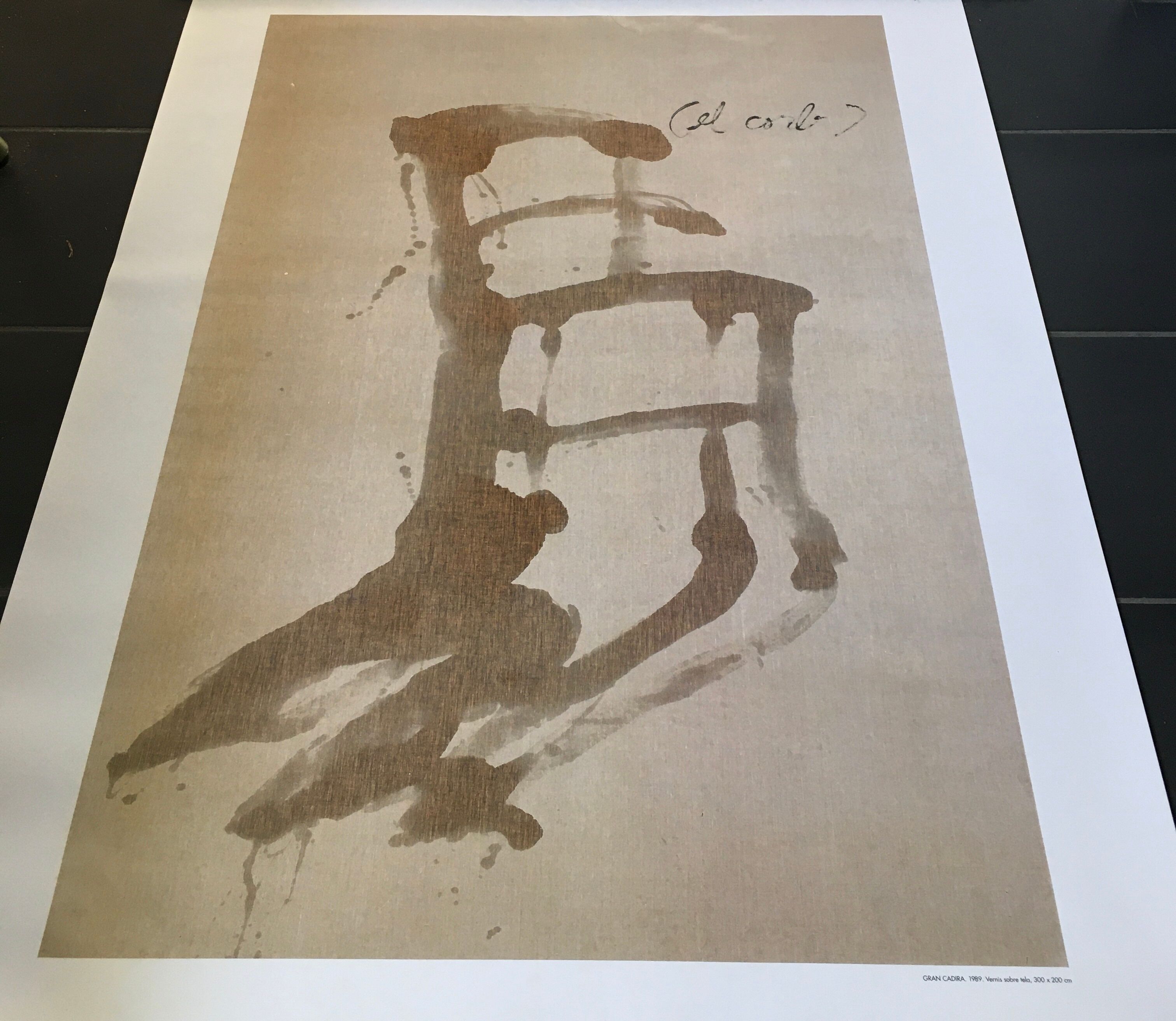 Poster Antoni Tapies