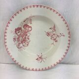 Plat creux ancien Sarreguemines modèle Vega
