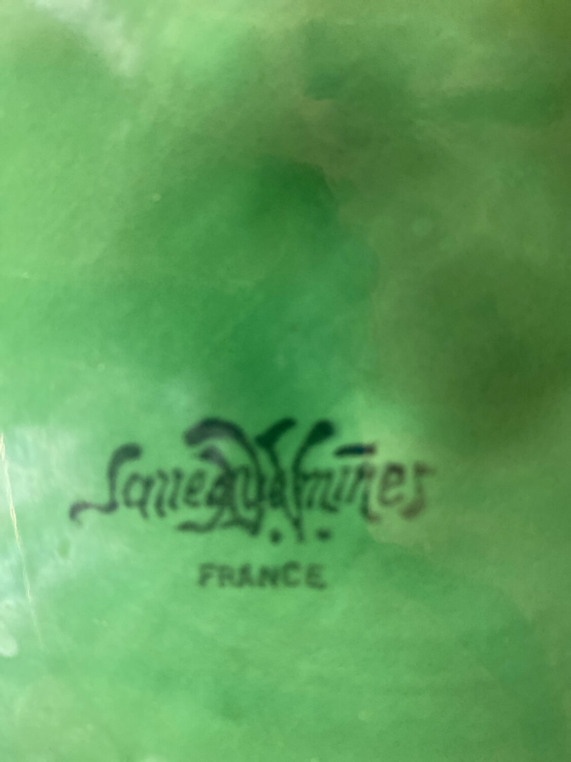 Service plate Sarreguemines