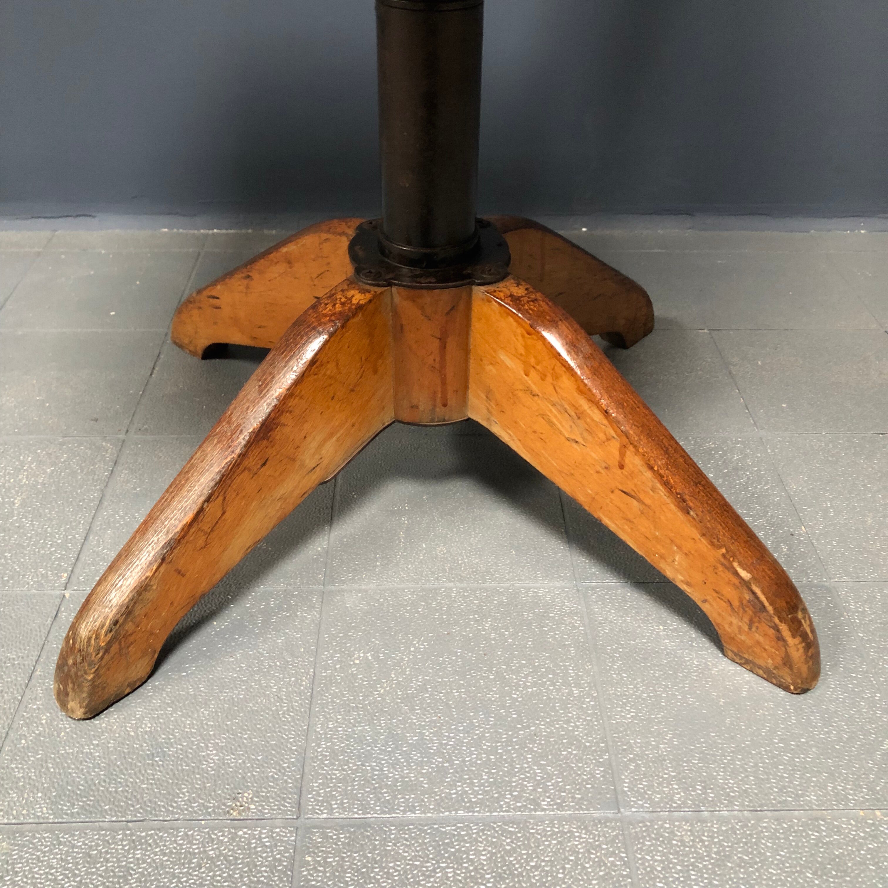 Chaise de bureau hêtre par Albert Stoll années 1940