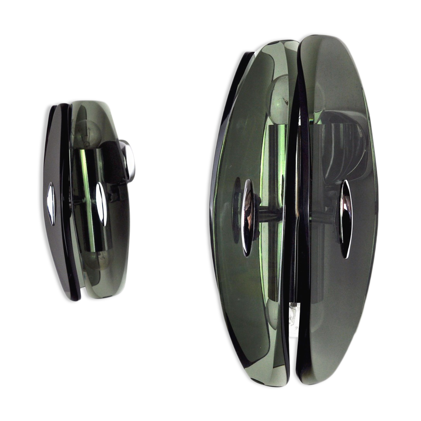 Pair of Veca wall lamps in Bakelite, Italy, 1970