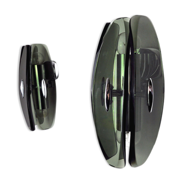 Pair of Veca wall lamps in Bakelite, Italy, 1970