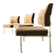 Set of 3 1960s armchairs