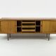 Vintage Teak Sideboard with Drawers and Sliding Doors, 1960s