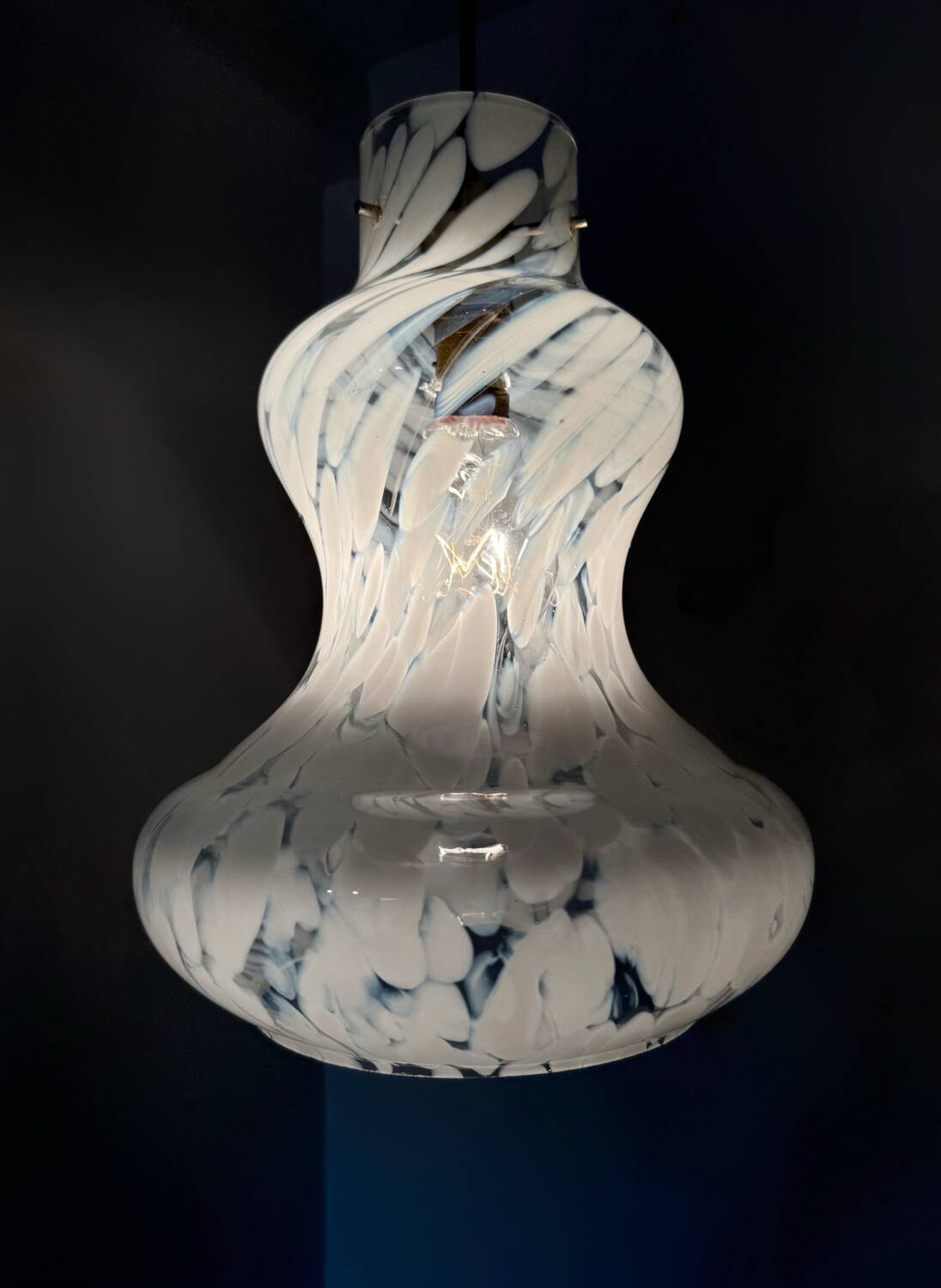 Space Age Murano glass chandelier from the 70s