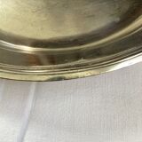 Old Christofle silver metal dish dimension: height -3cm- diameter 25cm-