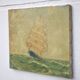 Signed marine painting, oil painting, ship at sea, wall decoration, 40's