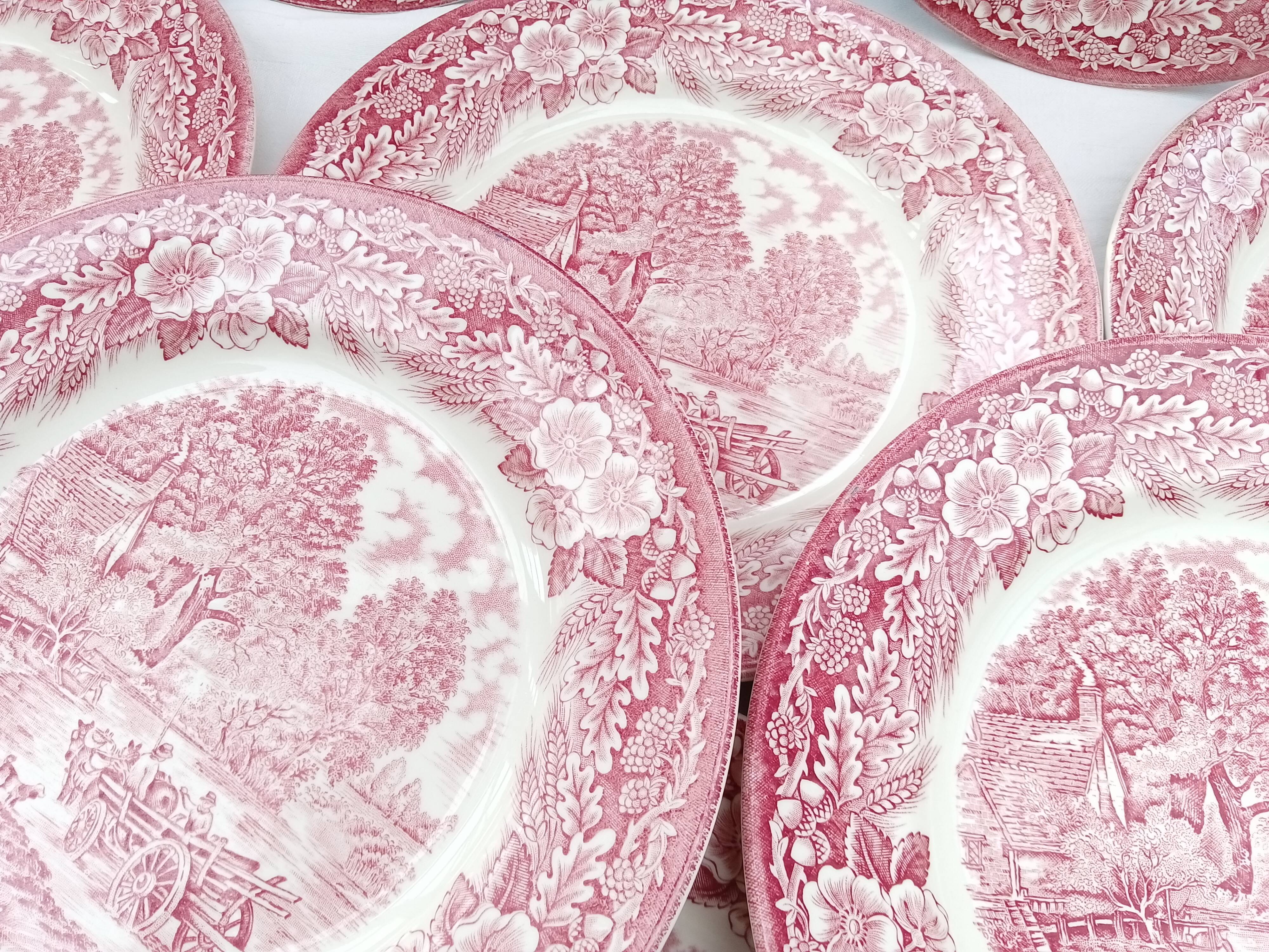 14 English flat plates