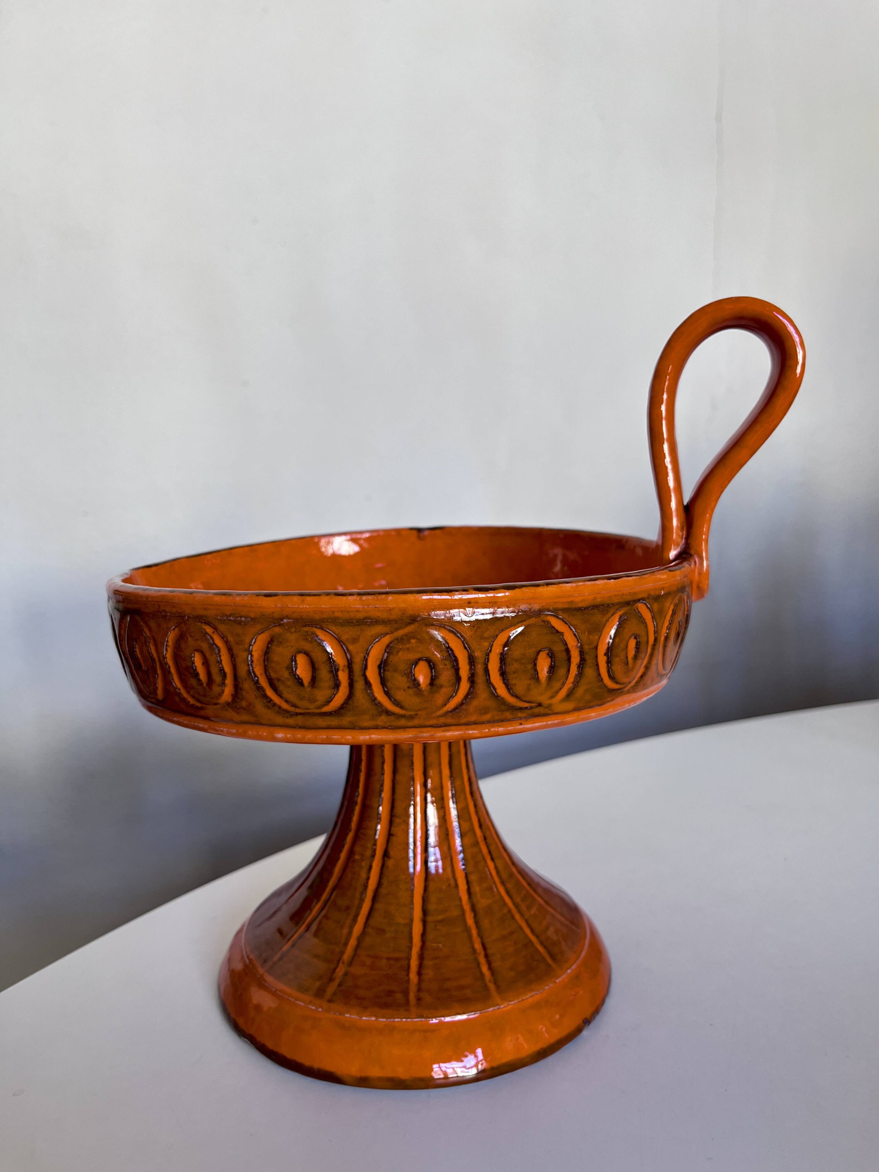 Ceramic, Aldo Londi centrepiece for Bitossi XXL, 1960