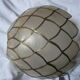 Set of 2 mother-of-pearl wall lamps, 1970s