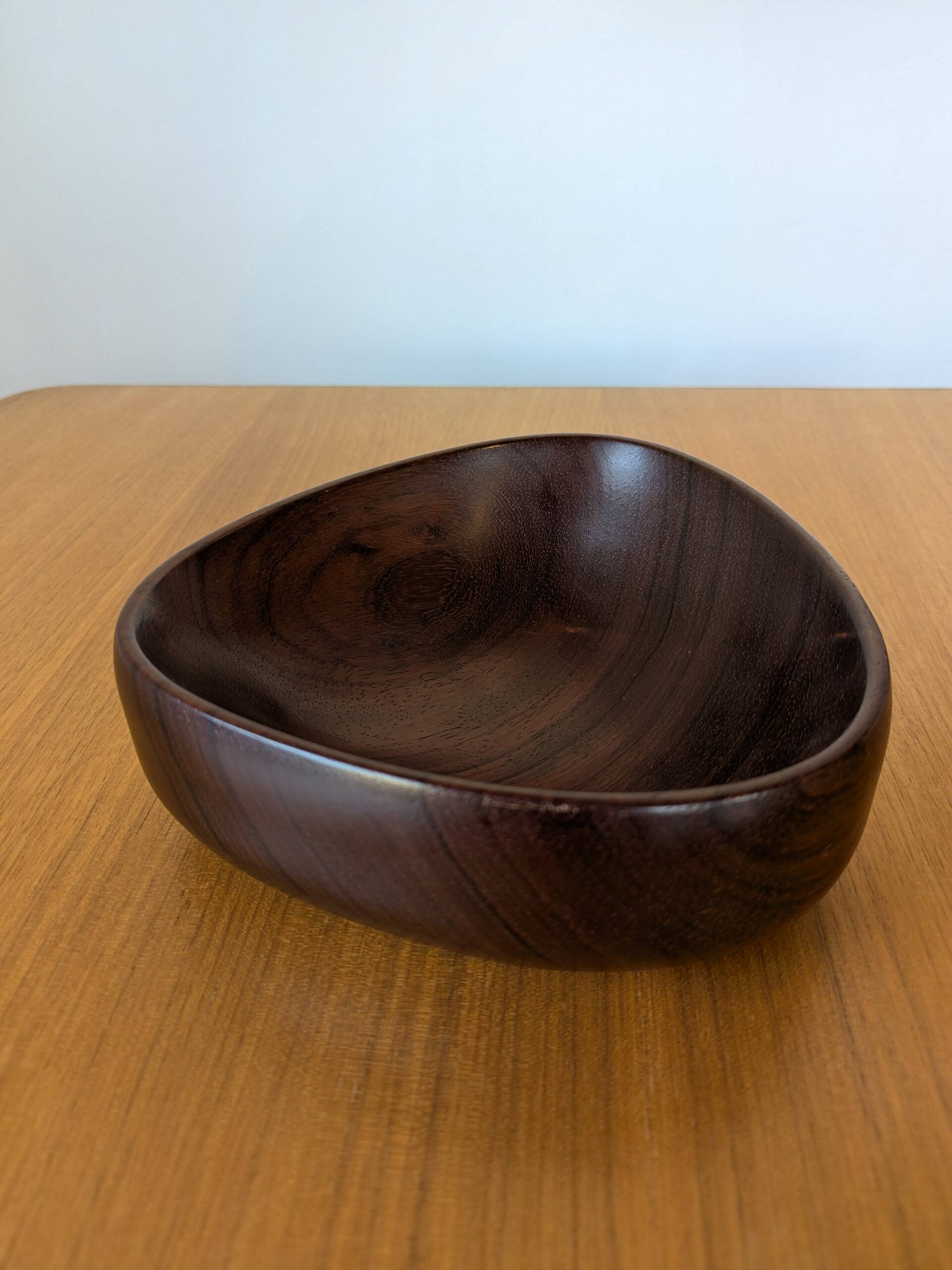 Solid mahogany cup