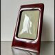 Antique  Art Deco Mahogany Wooden Frame  22.5 cm x 13.5 cm  convex glass