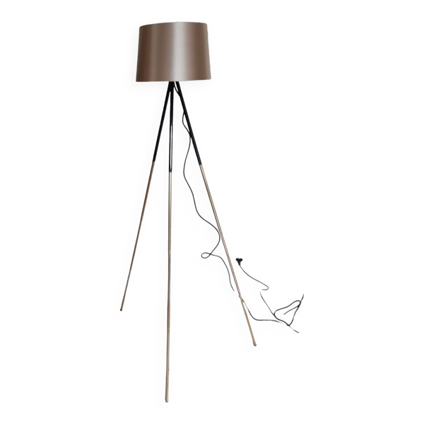 Lampadaire liseuse sur trépied tripode noir style Christian Ghion Bon état -  reconditionné disponible sur Selency