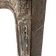 Louis XV style fireplace in red breche marble 19th century