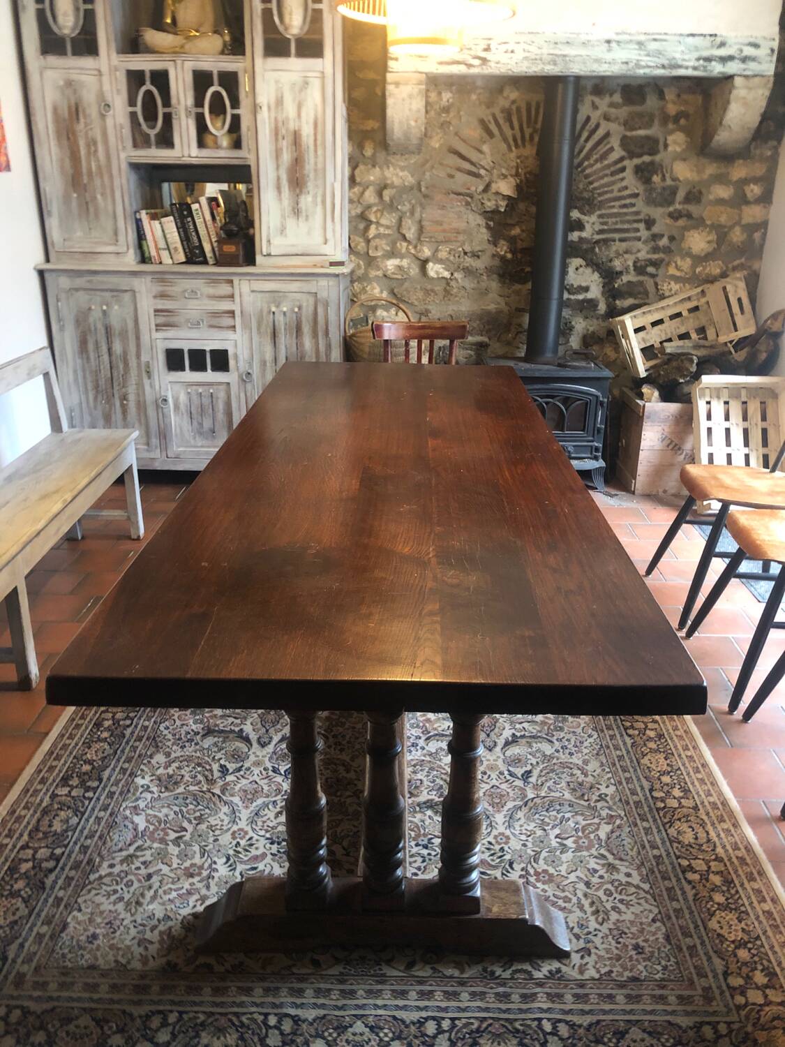Oak monastery table