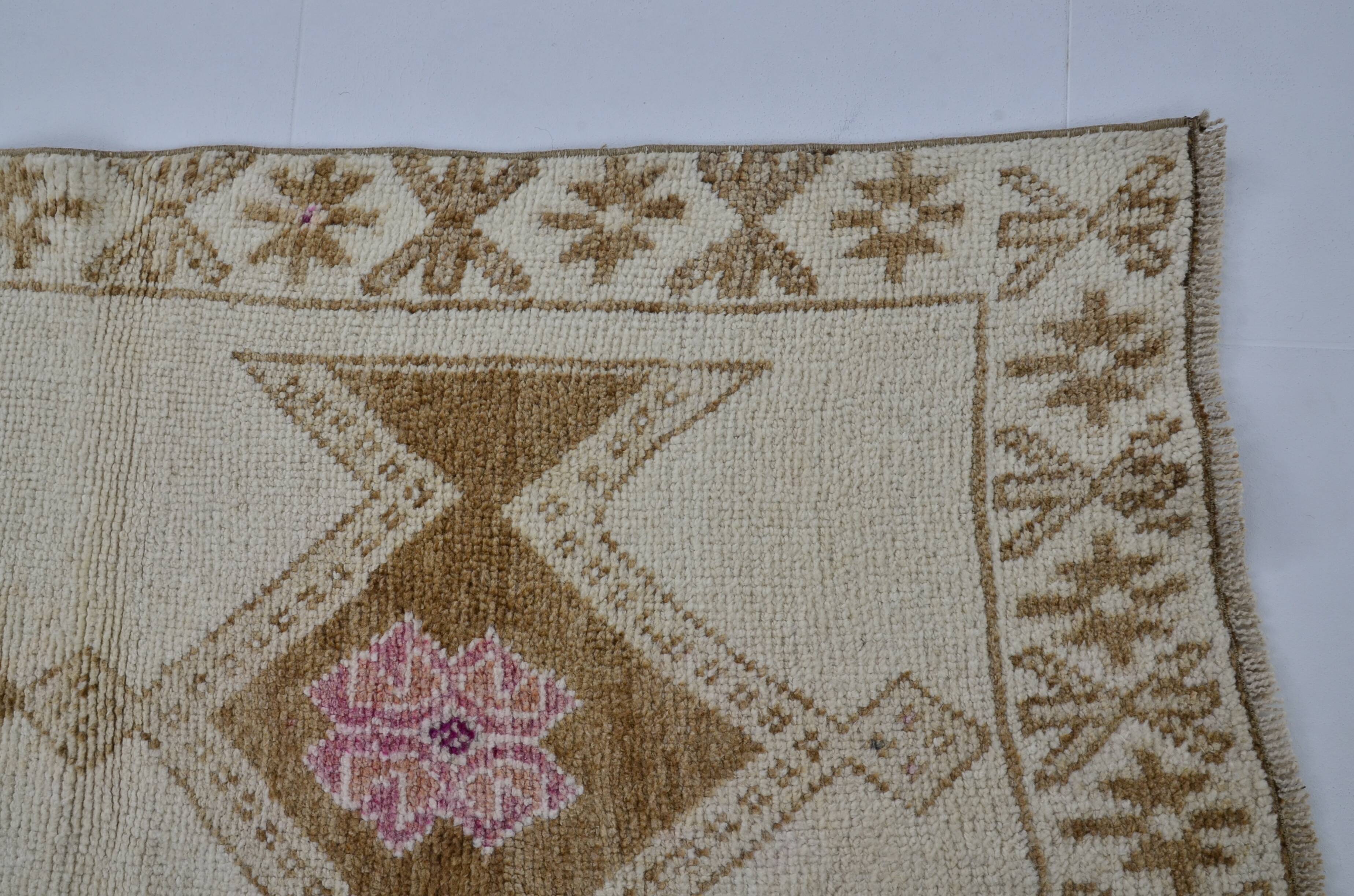 Tapis de couloir vintage en laine biologique sku 2068
