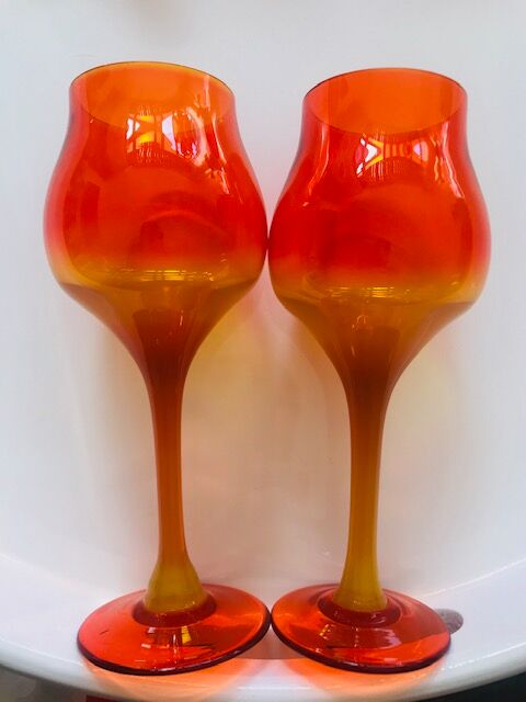 2  handmade glasses by Professor Zbigniew horbowy