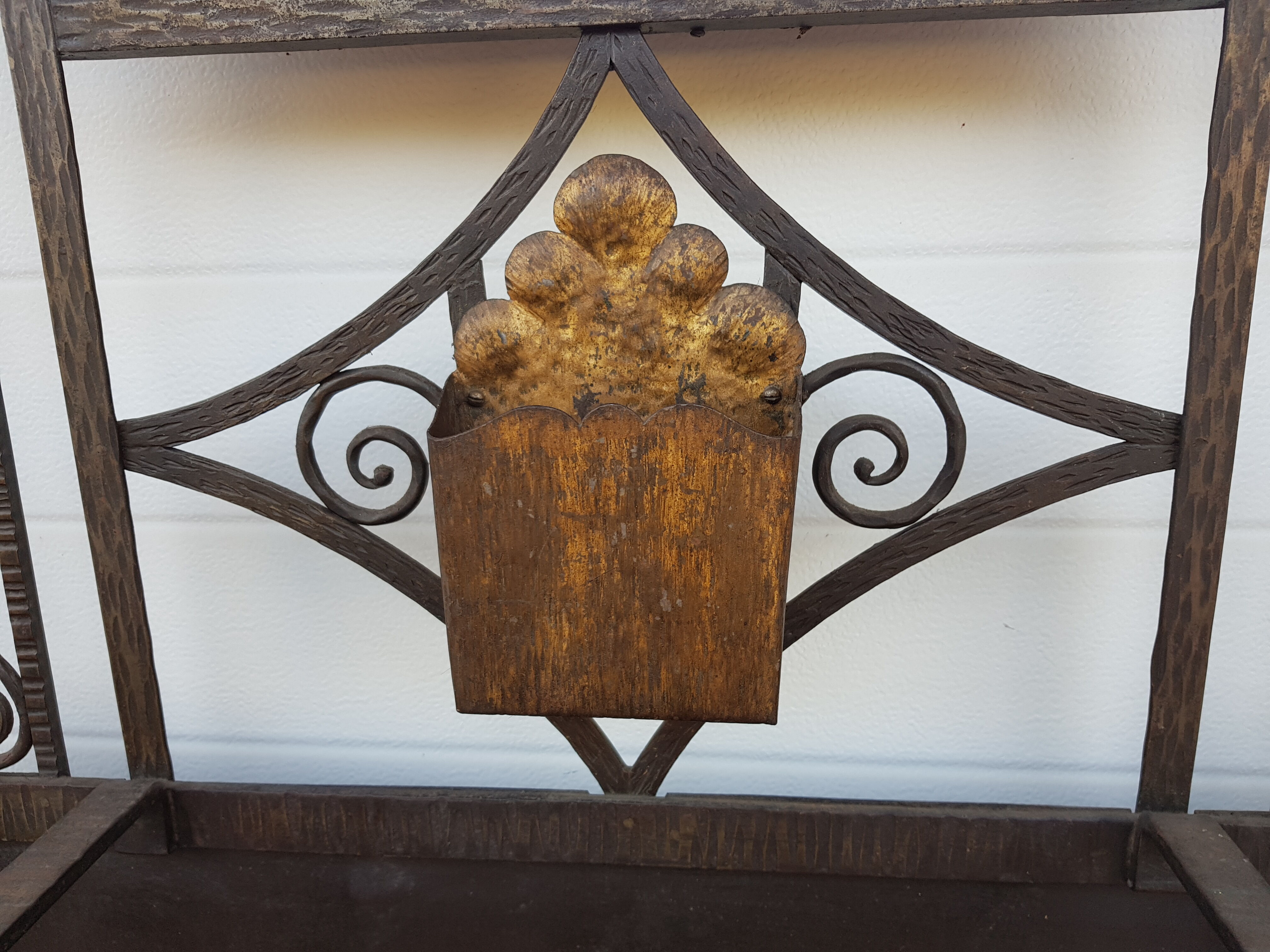 Iron iron wall coat rack 1930