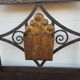 Iron iron wall coat rack 1930