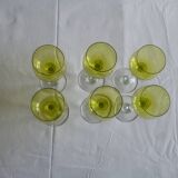 Suite de 6 verres à pied Baccarat