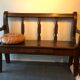 Old oak bench