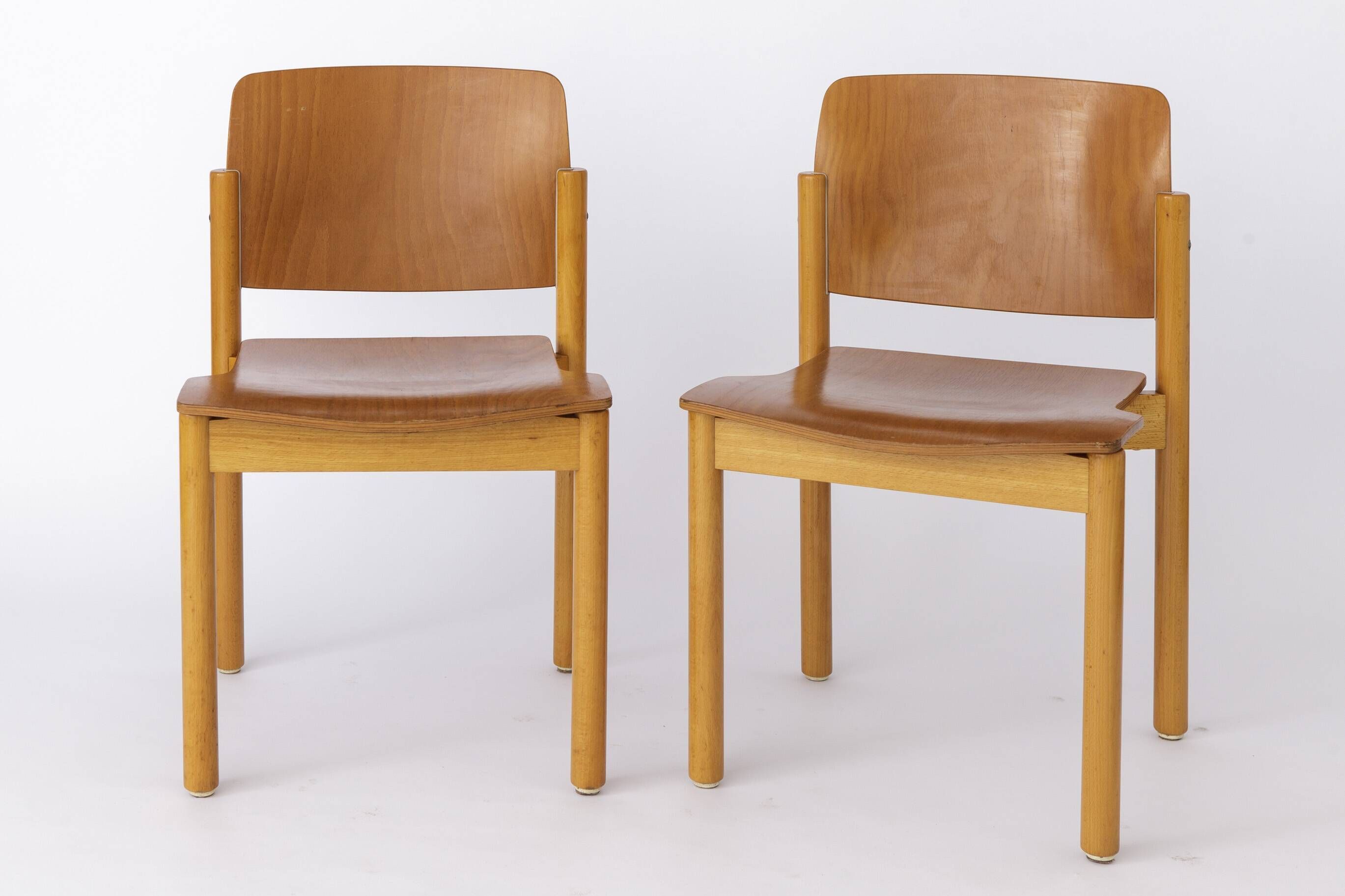 2 Vintage Chairs by Kusch + Co, 1980s Germany