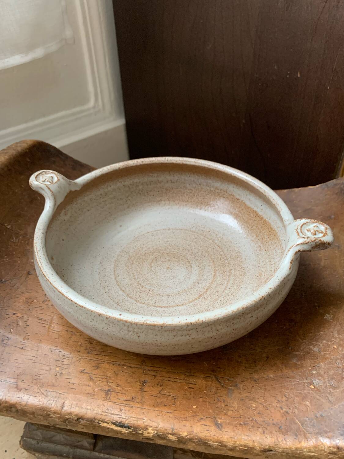 Voldemar Volkoff - Grey Ceramic Dish - Vallauris