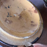 Terracotta pottery tureen Alsace folk art