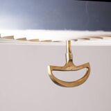 Large Danish Metal Pendant Lamp California model by Vilhem Wolhert & Jorgen Bo/Poulsen 1960.