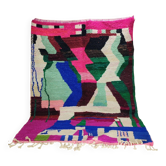 Tapis Boujaad berbère marocain en laine – 305 × 213 cm – design abstrait