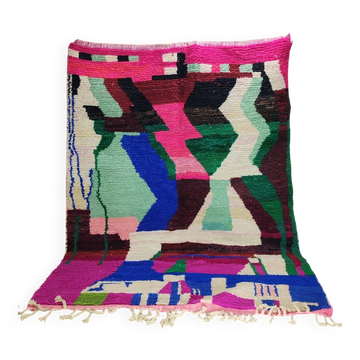 Berber Boujaad rug from Morocco in wool – 305 × 213 cm – abstract design
