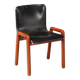 Mariani Dilos chair, vintage design by G. Faleschini, leather, 1970s