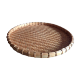 Braided bamboo platter
