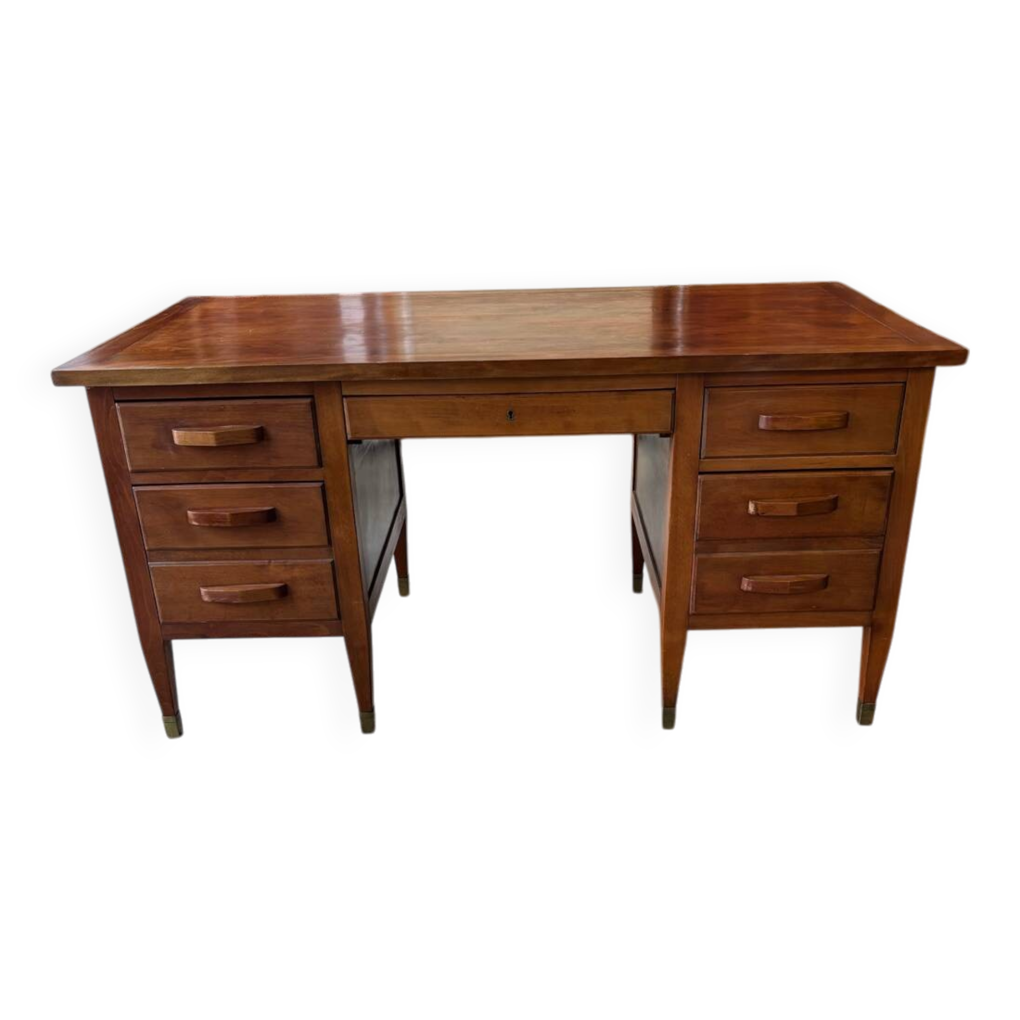 Vintage double-sided minister's desk