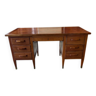 Bureau ministre double face vintage