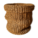 Rope storage basket