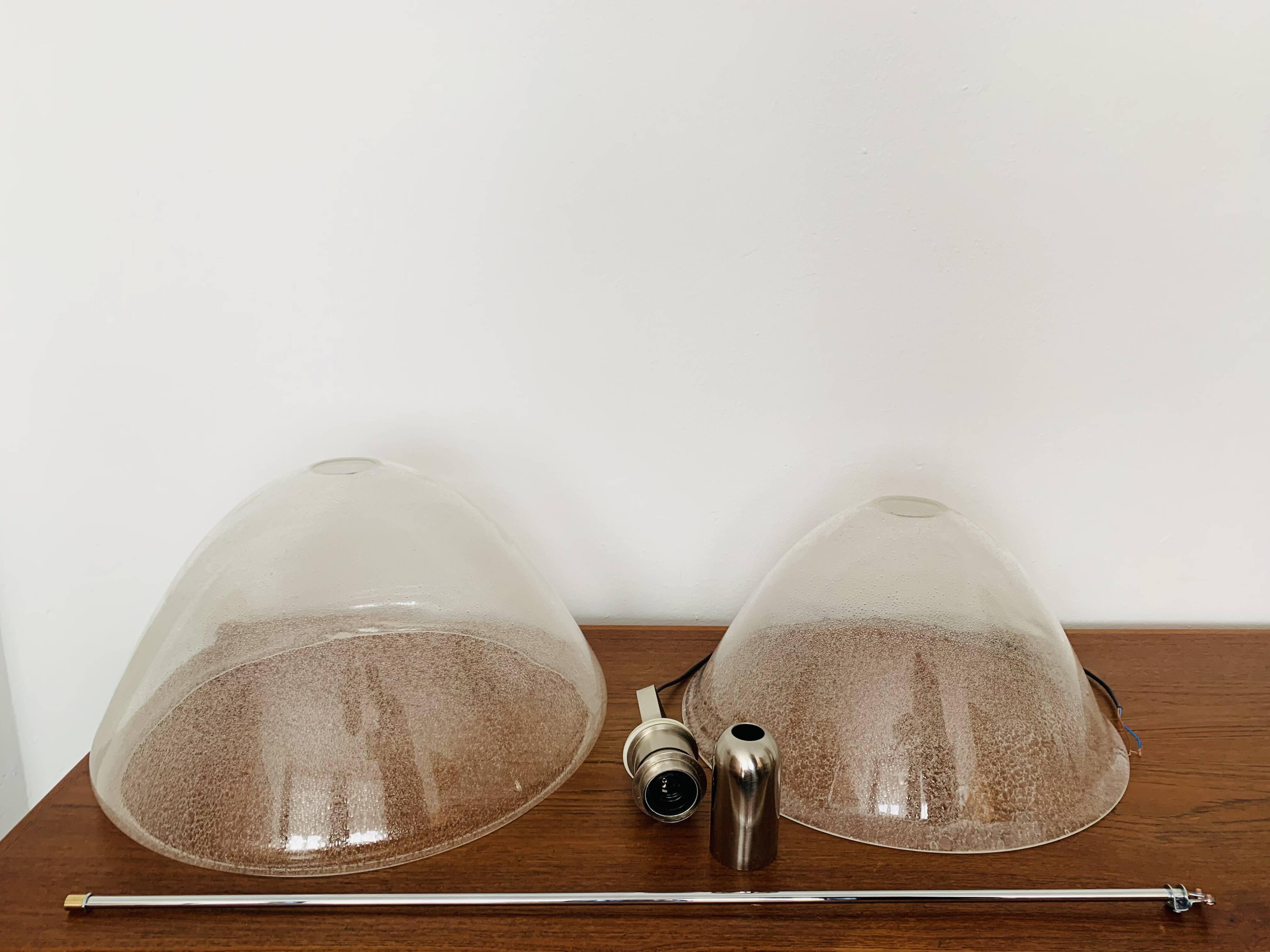 Peleguso glass lamp by Carlo Nason for Mazzega