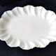 Large serving dish in white Limoges porcelain