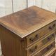 Small English mahogany chest of drawers from the 50s