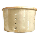 Beige glazed stoneware dish drainer