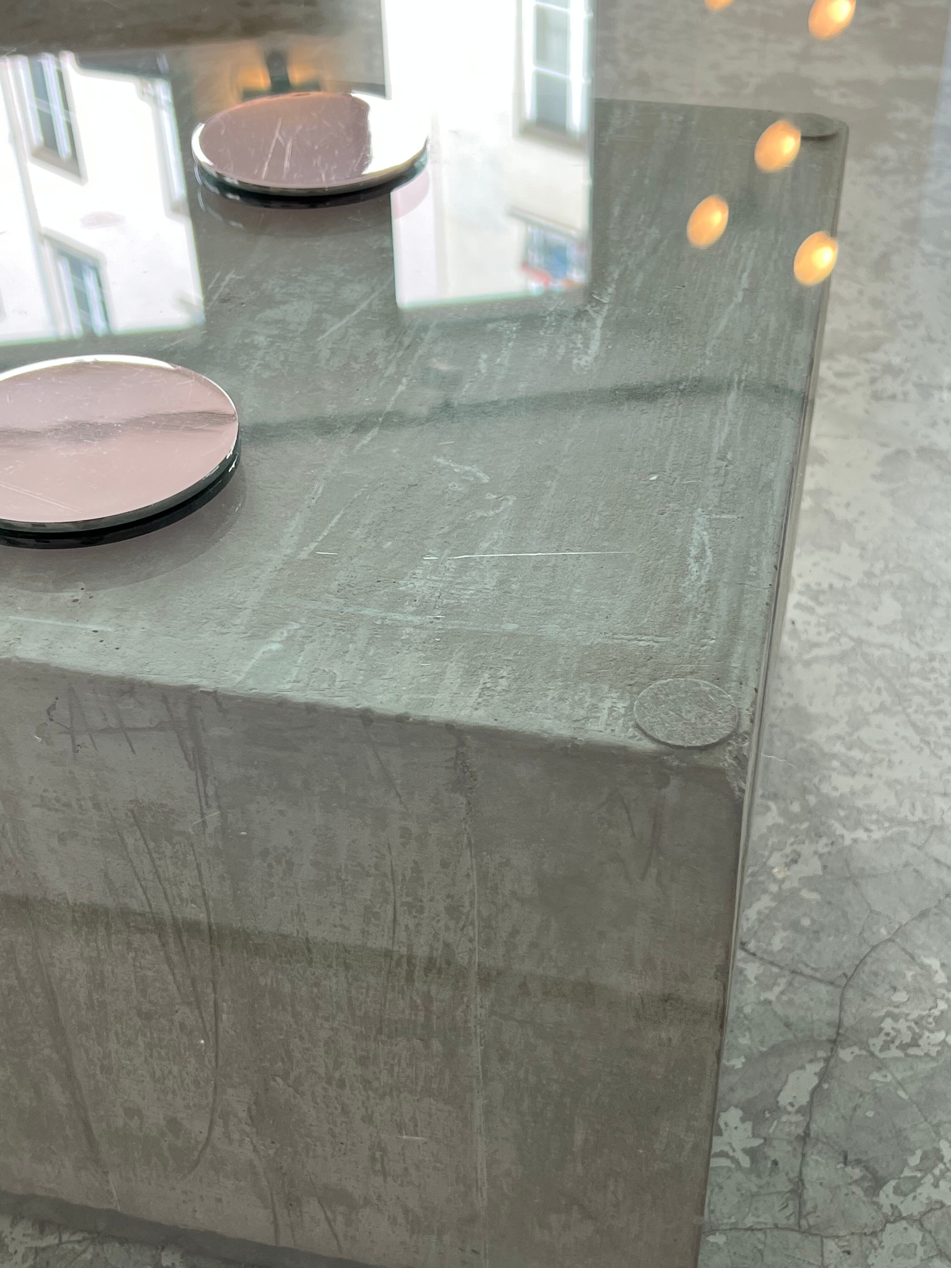 Table basse modèle Sapo par Sergio et Giorgio Saporiti pour Saporiti Italia années 70