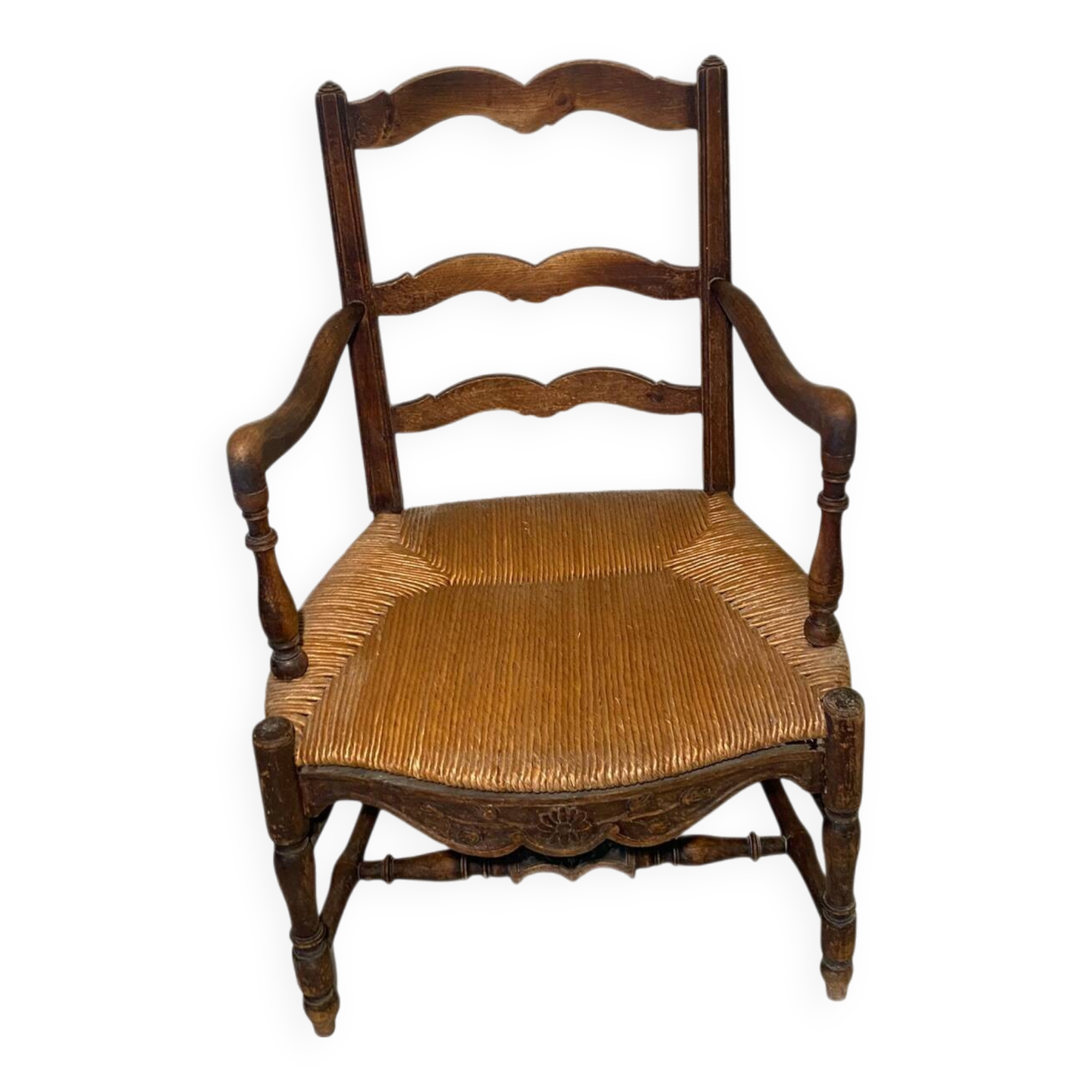 Provençal straw armchair - 17th century